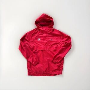 Nike Air Jordan Wings 1988 Anorak Pullover Jacket with Hood Red Men’s Size M